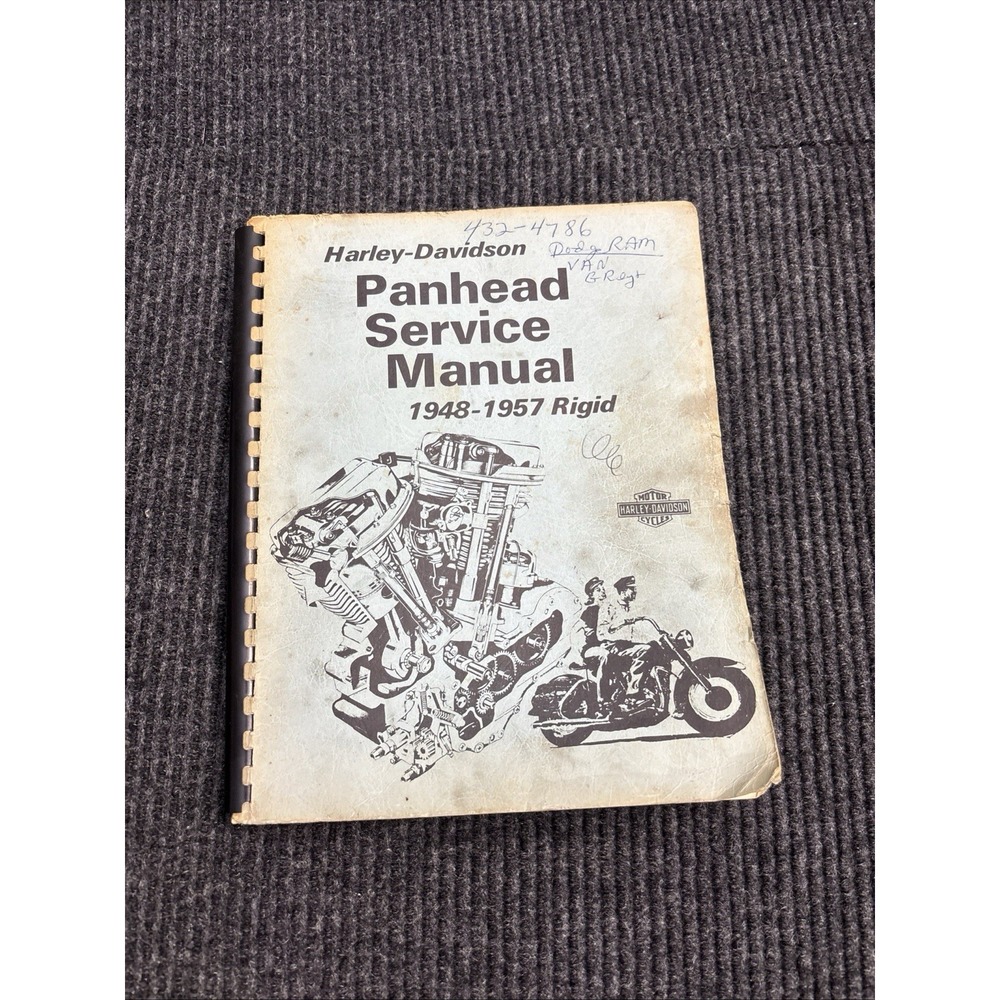 Harley-Davidson Panhead Service Manual 1948-1957 Rigid Original Not Reprint